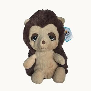 Jellycat Snoozling Hedgehog Plush Brown Tan Stuffed Animal NWT Retired